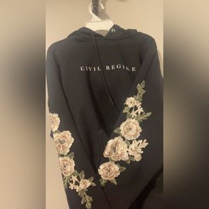 Civil Regime (White) Roses in Black